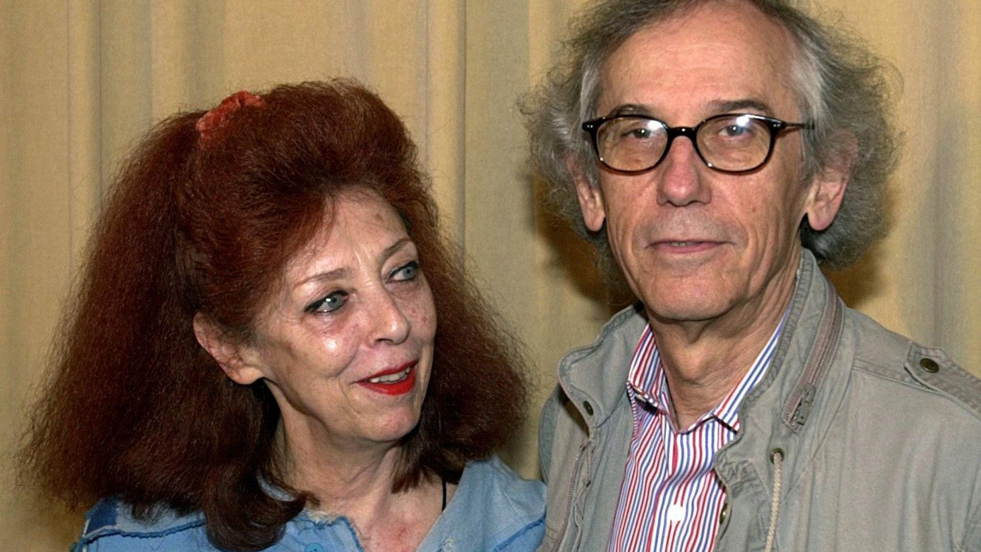 Das Künstlerpaar Christo und Jeanne Claude im Jahr 2001 in Berlin.