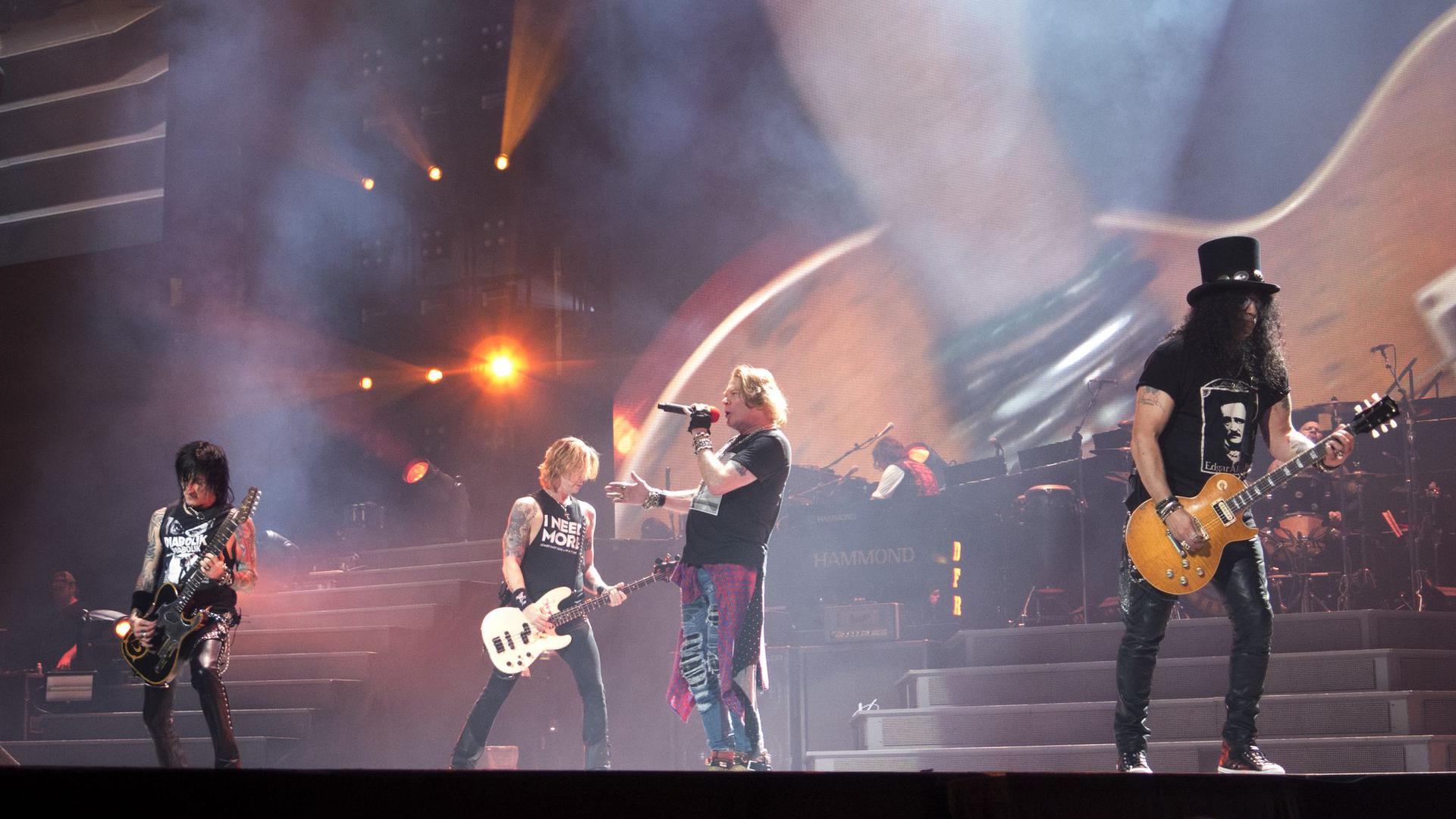 Die Band Guns N'Roses kommt dieses Jahr nicht mehr nach Deutschland.