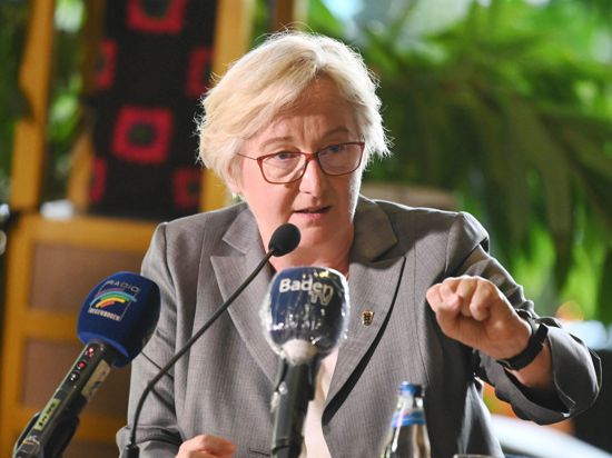 Theresia Bauer (Bündnis 90/Die Grünen), Ministerin für Wissenschaft, Forschung und Kunst.