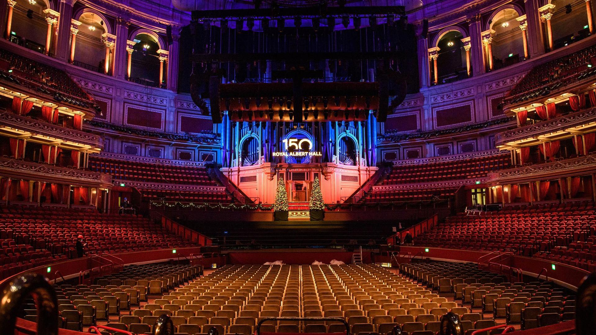 Die Royal Albert Hall feiert ihr 150-jähriges Bestehen.