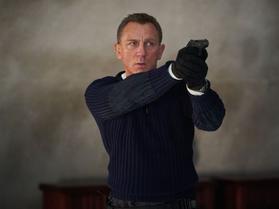 Daniel Craig als James Bond in der Szene eines Trailers zum James-Bond-Film „Keine Zeit zu sterben“.