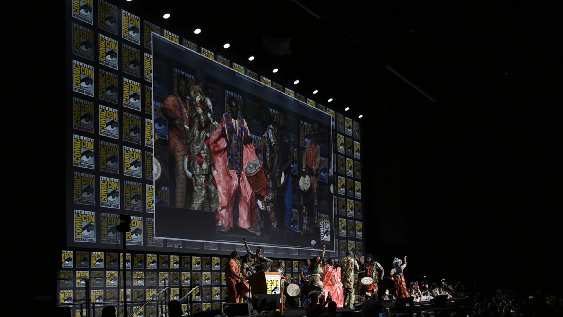 Forum über „Black Panther: Wakanda Forever“ der Marvel Studios  auf der Comic-Con International in San Diego.