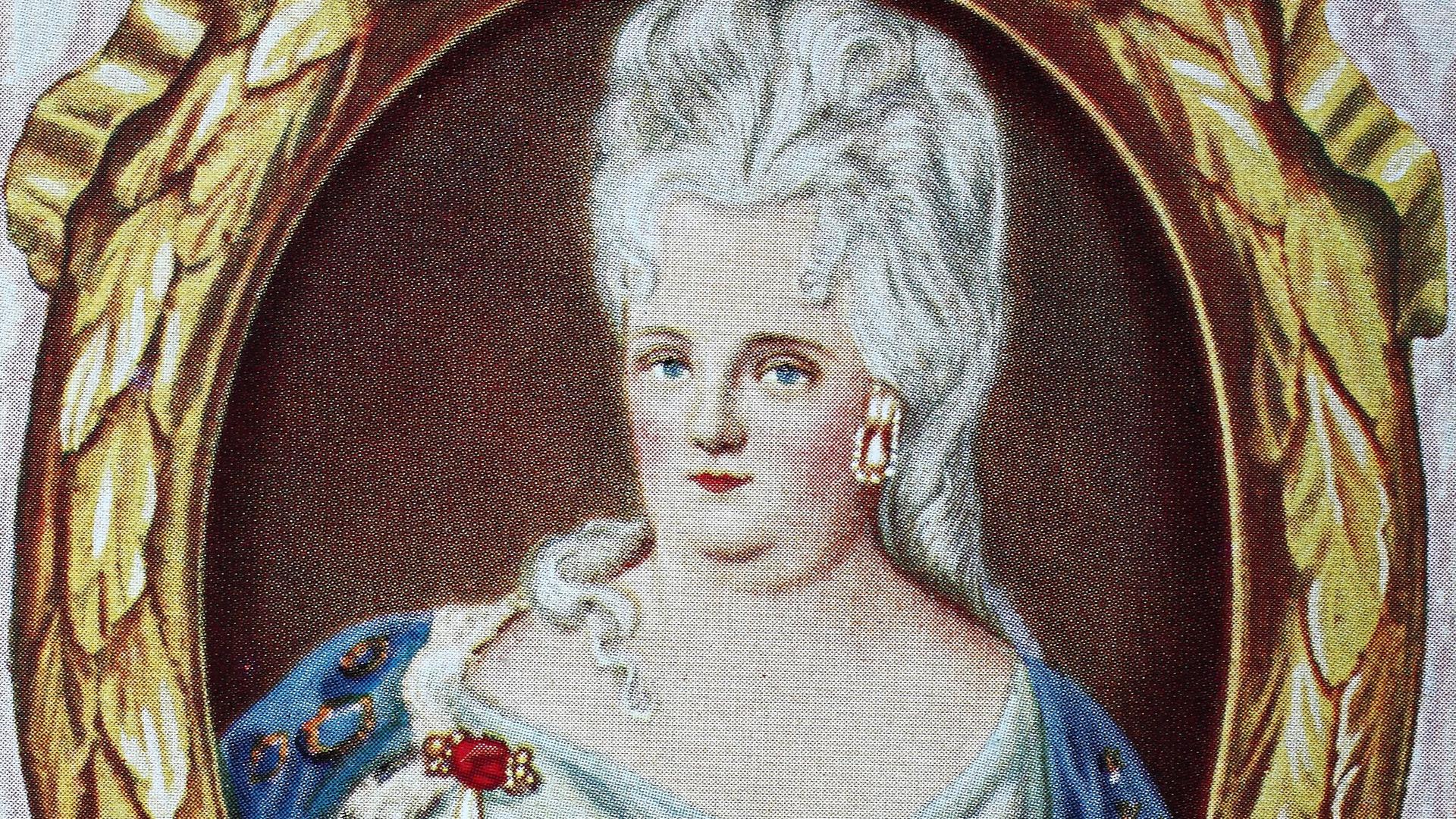 Bildnis der Liselotte von der Pfalz.