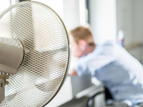 Zum Themendienst-Bericht vom 21. August 2020: In manchen Homeoffices sind heiße Tage nur mit Ventilator zu ertragen. Der Arbeitgeber muss aber erst tätig werden, wenn die Temperatur im Arbeitszimmer mindestens 30 Grad beträgt.