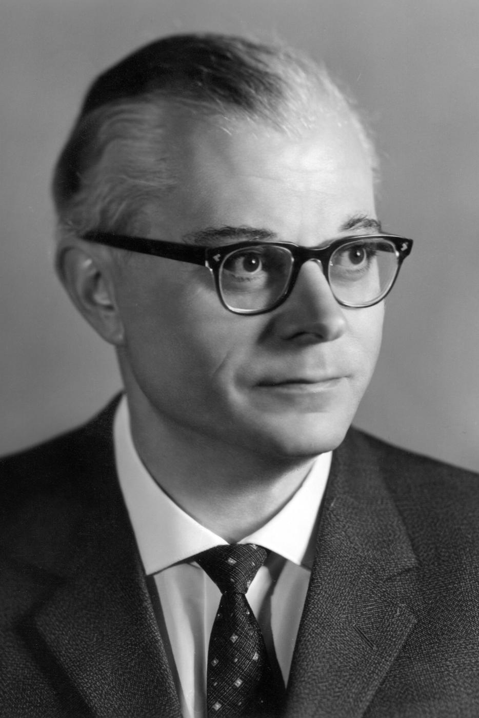 Porträt des deutschen Juristen Wolfgang Fränkel.