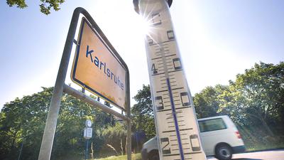 Die Sommer werden heißer: In Karlsruhe überschreiten die Temperaturen nicht selten die 30-Grad-Marke. 
