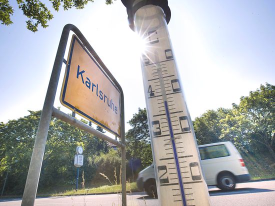Die Sommer werden heißer: In Karlsruhe überschreiten die Temperaturen nicht selten die 30-Grad-Marke. 