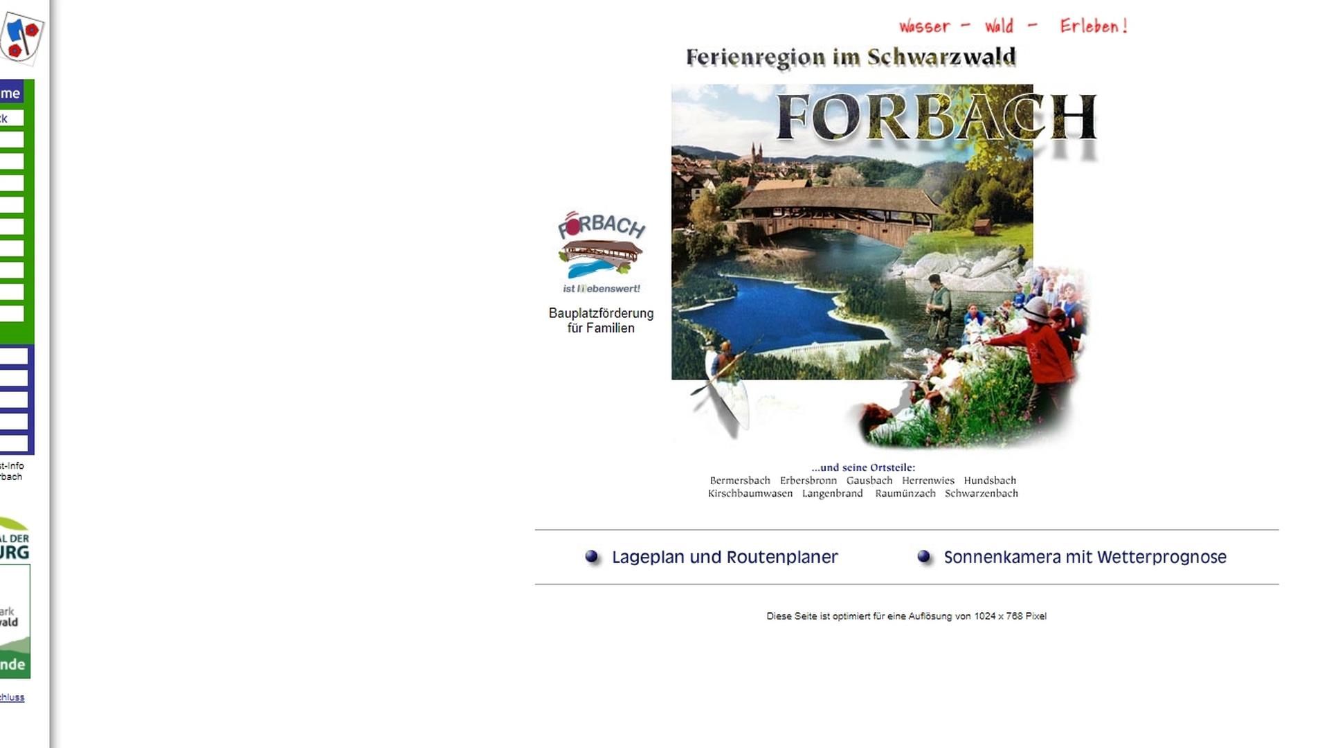 Bald Vergangenheit: Die Gemeinde Forbach tauscht ihre verstaubte Homepage im November gegen eine neue aus.
