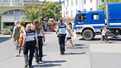 Unter Strom: Die Polizei in Baden-Baden musste am Mittwoch ausrücken, um den Verkehr zu regeln, nachdem sich Ampelanlagen wegen eines Stromausfalls abgeschaltet haben.