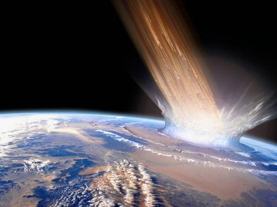 Ein Schreckensszenario, dass es zu verhindern gilt: Szene aus dem Film „Armageddon“ (1998), in dem die Erde durch Brocken aus dem All getroffen wird. 