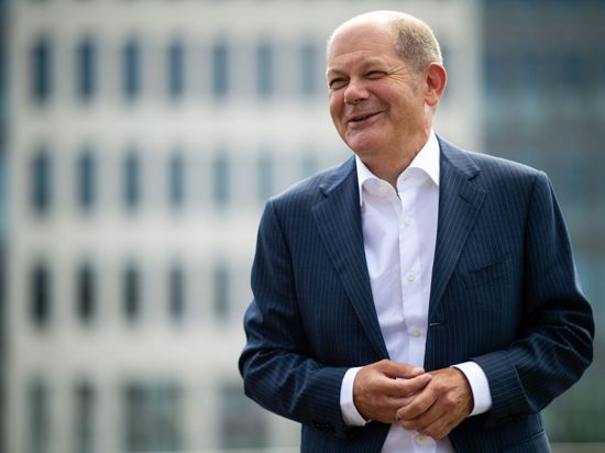 Hat gut lachen: SPD-Kanzlerkandidat Olaf Scholz legt einen guten Start hin.