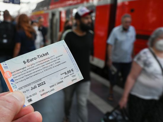 ARCHIV - Eine klare Mehrheit der Bundesbürger wünscht sich auch nach dem Auslaufen des 9-Euro-Tickets ein günstiges Angebot im Nah- und Regionalverkehr. Foto: Arne Dedert/dpa