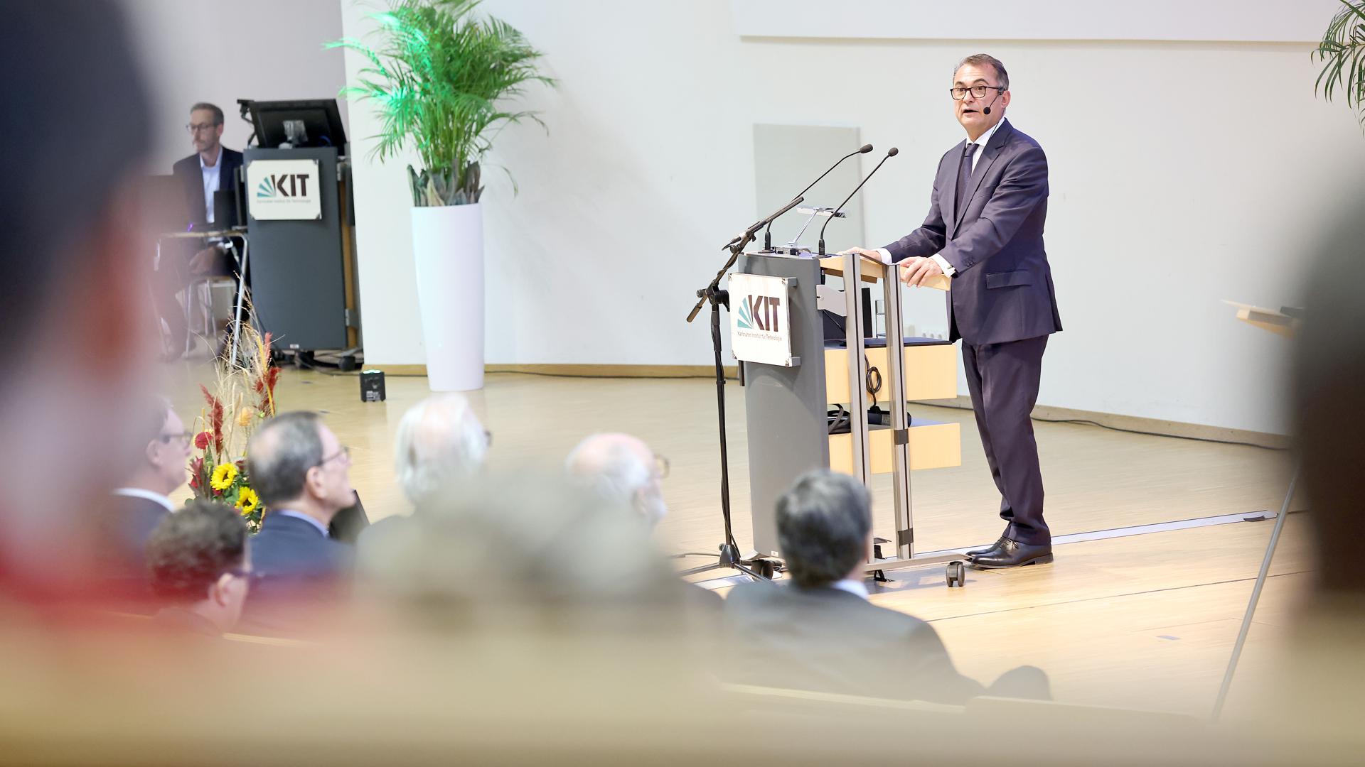 Bundesbankpräsident Joachim Nagel bei Vortrag am KIT Karlsruhe