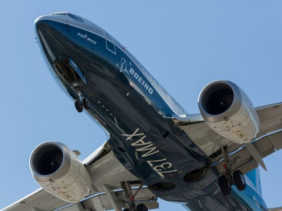 Eine Boeing 737 MAX 7. Mit dem Flugzeugmodell fing die Krise beim US-Flugzeugbauer an.
