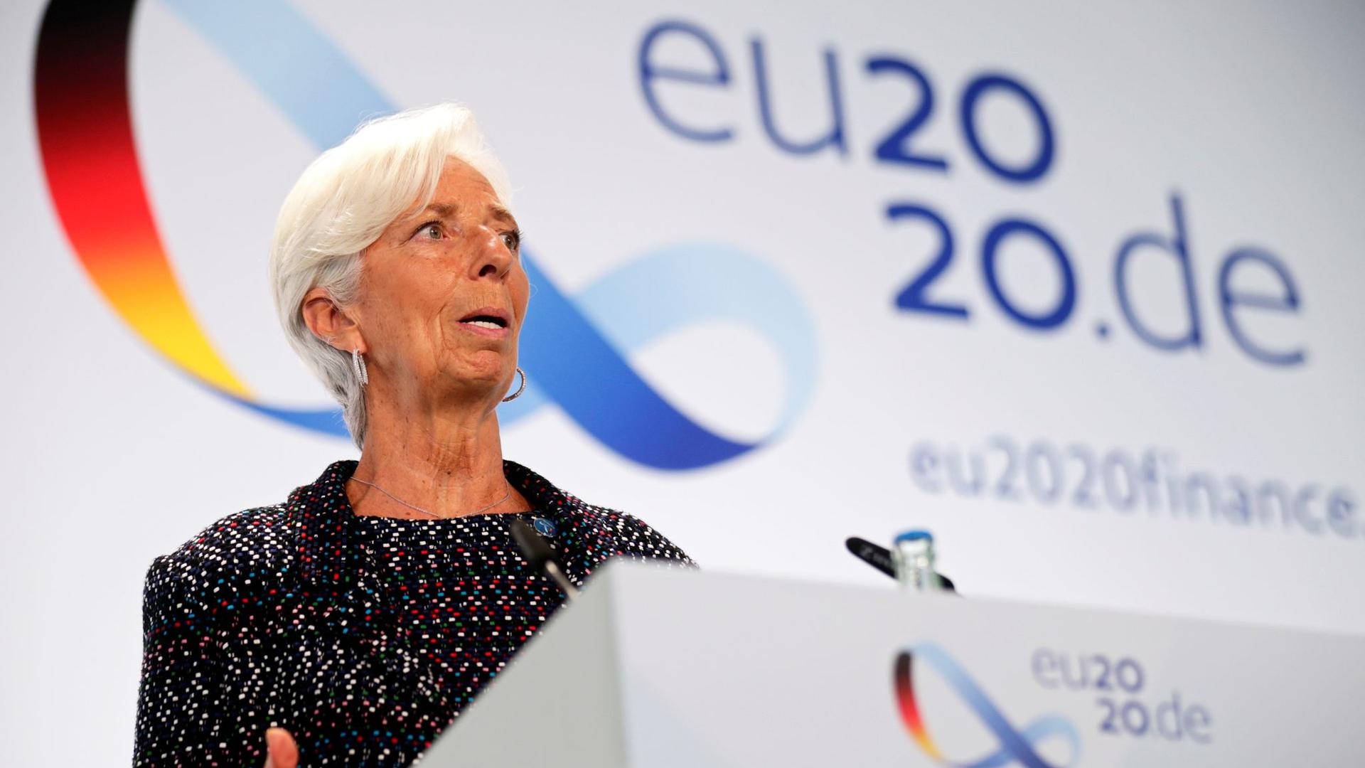 „Die Auswirkungen der Pandemie spürt man weiterhin“, sagte die Präsidentin der Europäischen Zentralbank (EZB), Christine Lagarde.