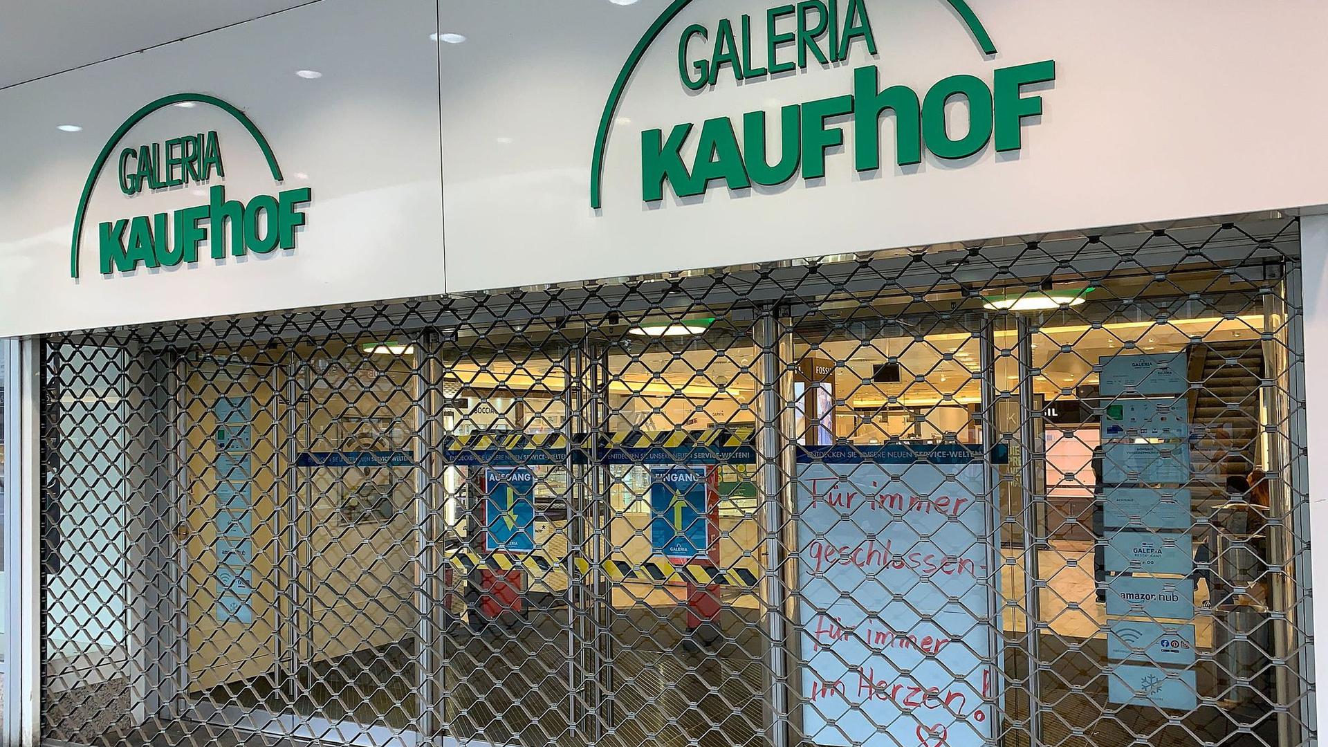 Auch die Kaufhof Filiale in Essen ist geschlossen.