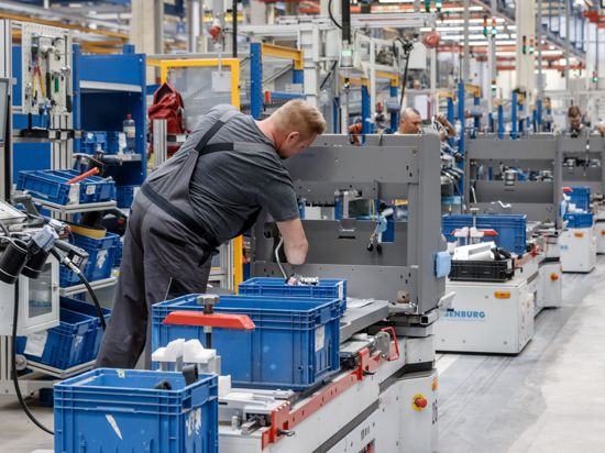 Die deutsche Industrie hat ihre Produktion auch im Oktober gesteigert.