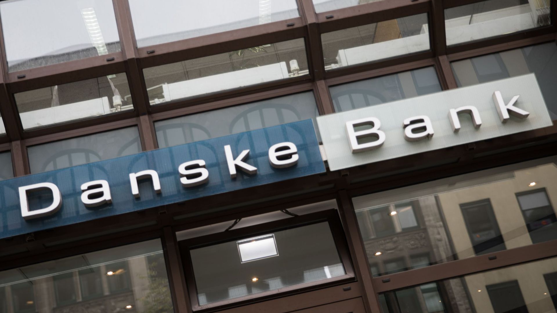Das Logo der Danske Bank.
