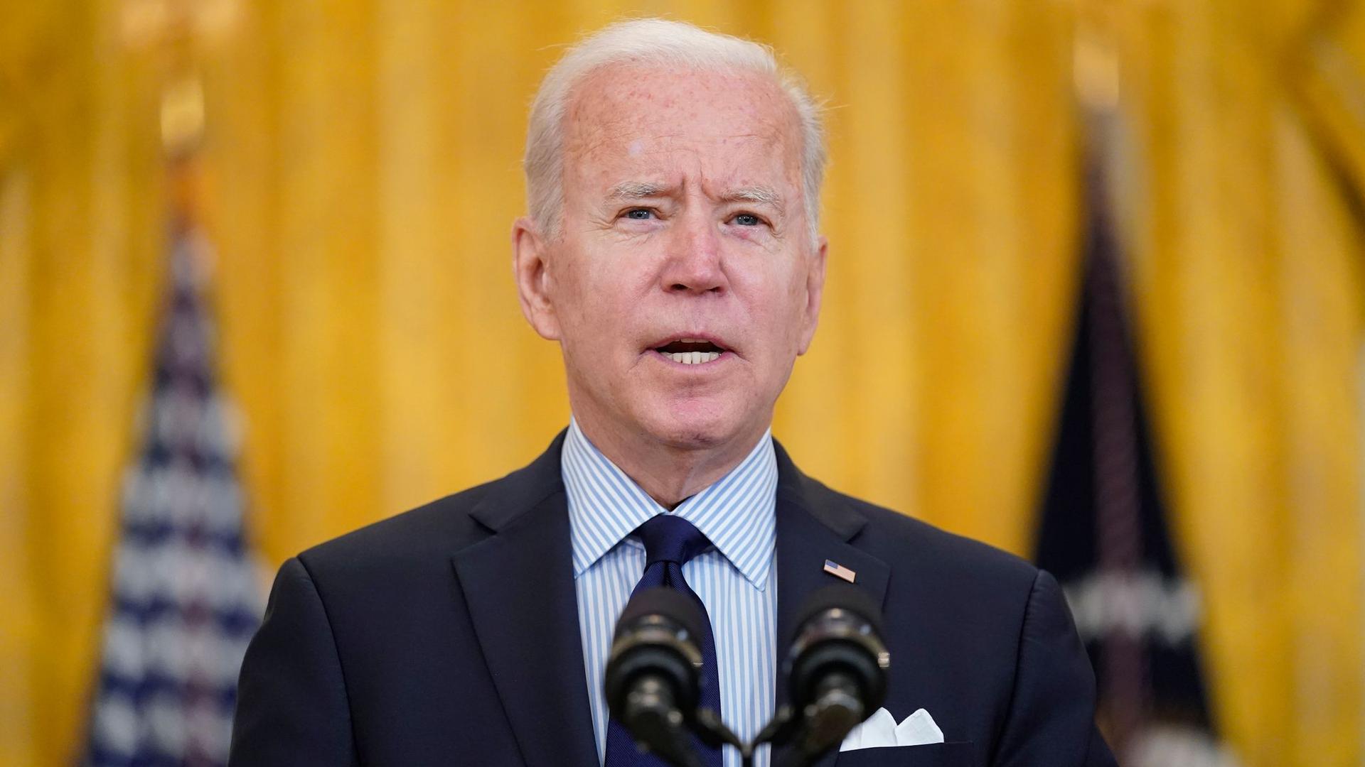 US-Präsident Joe Biden: „Immer noch dabei, uns aus einem wirtschaftlichen Kollaps herauszuwinden.“