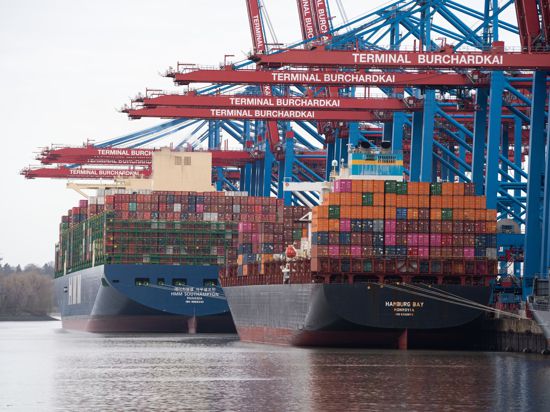 Containerschiffe im Hamburger Hafen - Wenn Lieferketten ins Stocken geraten, hat das Folgen für Kunden.