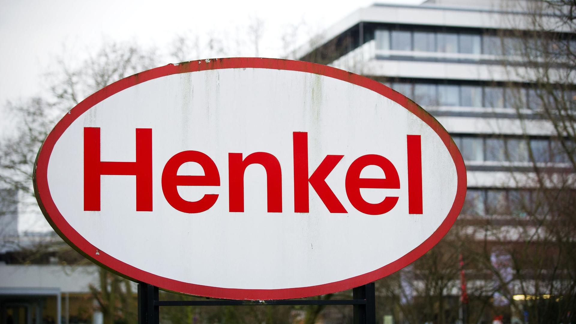 Ein Logo der Henkel AG.