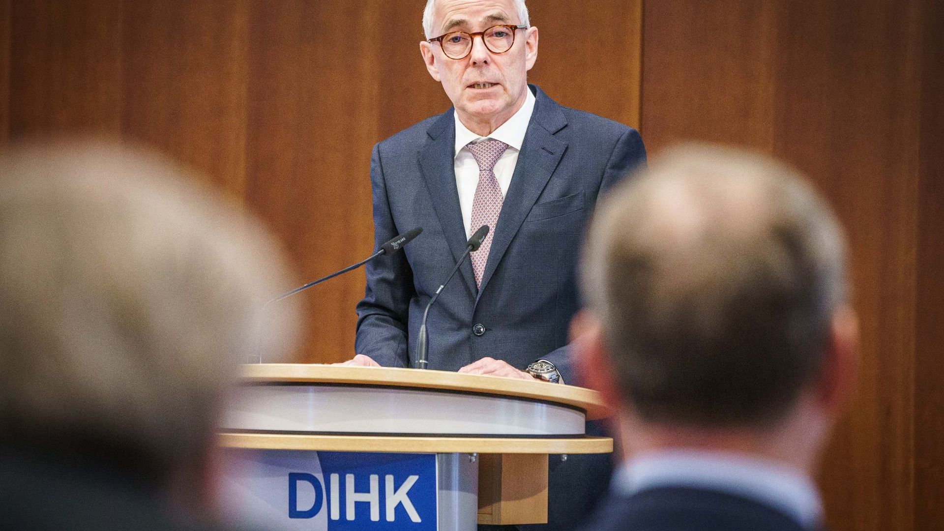 Peter Adrian, Präsident des Deutschen Industrie- und Handelskammertags (DIHK).