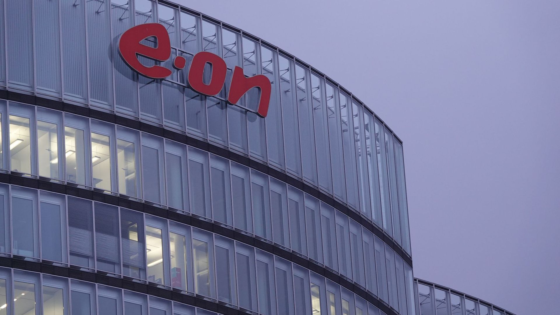 Blick auf die Eon-Unternehmenszentrale in Essen.