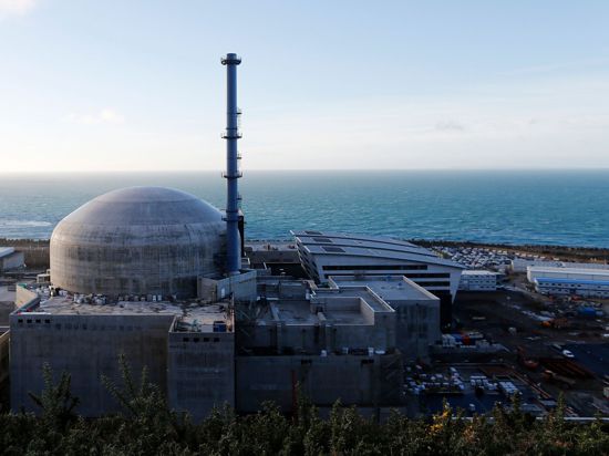 Das Atomkraftwerk im französischen Flamanville.