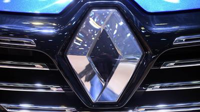 Das Logo des französischen Autobauers Renault.