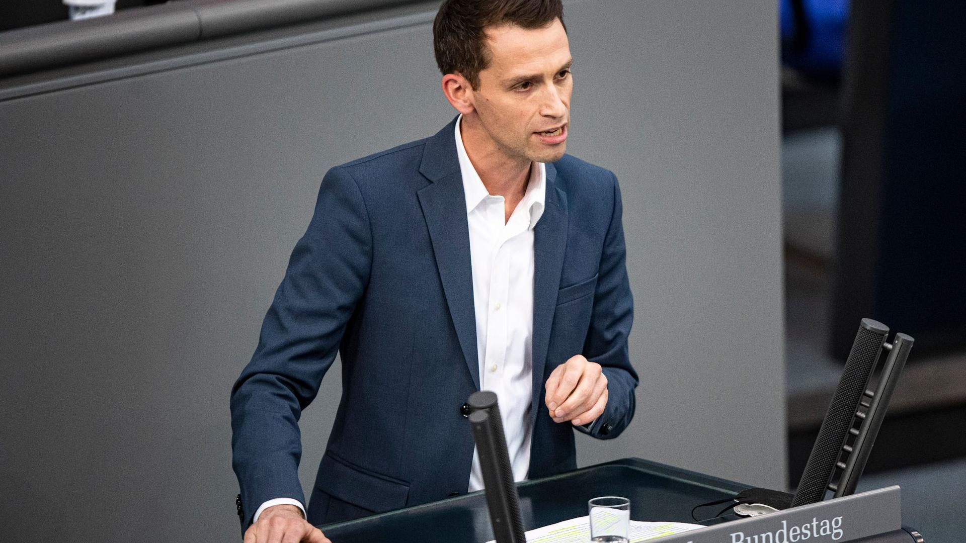 Andreas Audretsch (Bündnis 90/Die Grüne) spricht im Deutschen Bundestag.