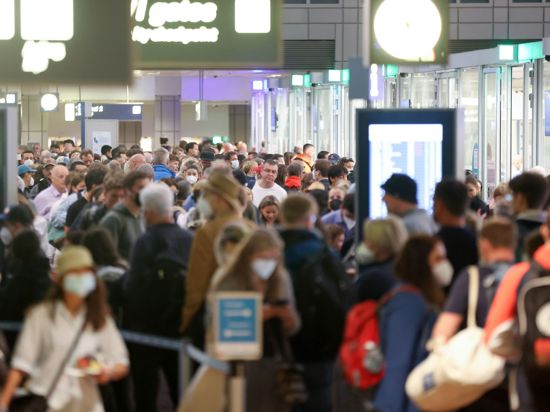 Viel los: Die Situation an den Flughäfen in Deutschland ist teils chaotisch.