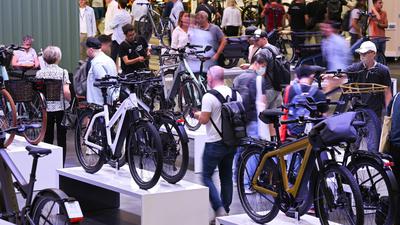 Auf der internationalen Fahrradmesse Eurobike zeigten mehr als 1500 Aussteller in den Frankfurter Messehallen ihre Produkte und Innovationen rund um das Zweirad.