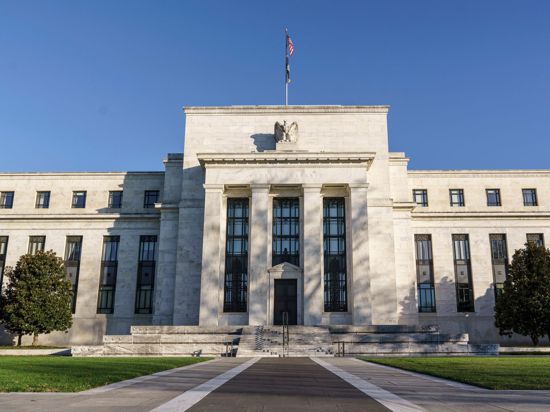 Das Gebäude der US-Notenbank Federal Reserve (Fed) in Washington.
