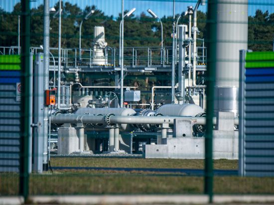 In Lubmin kommt die Ostsee-Pipeline Nord Stream 2 an, über die derzeit kein russisches Gas geliefert wird.