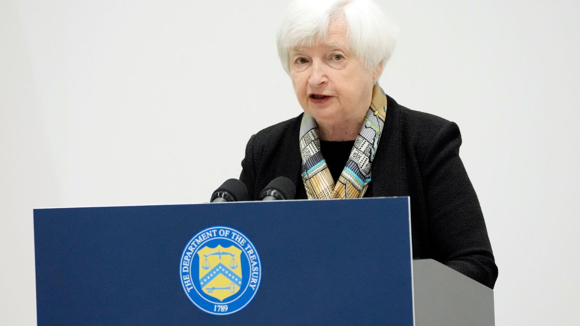 US-Finanzministerin Janet Yellen sorgt sich wegen eines möglichen Zahlungsausfalls.