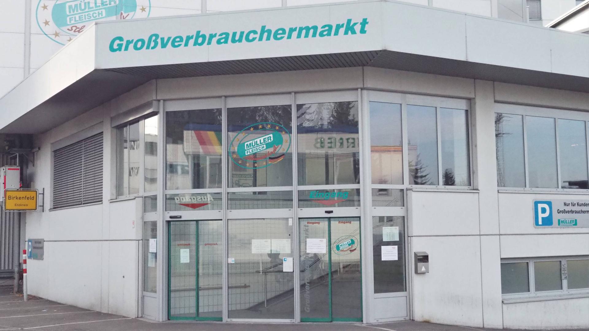Großverbrauchermarkt von Müller-Fleisch in Birkenfeld.