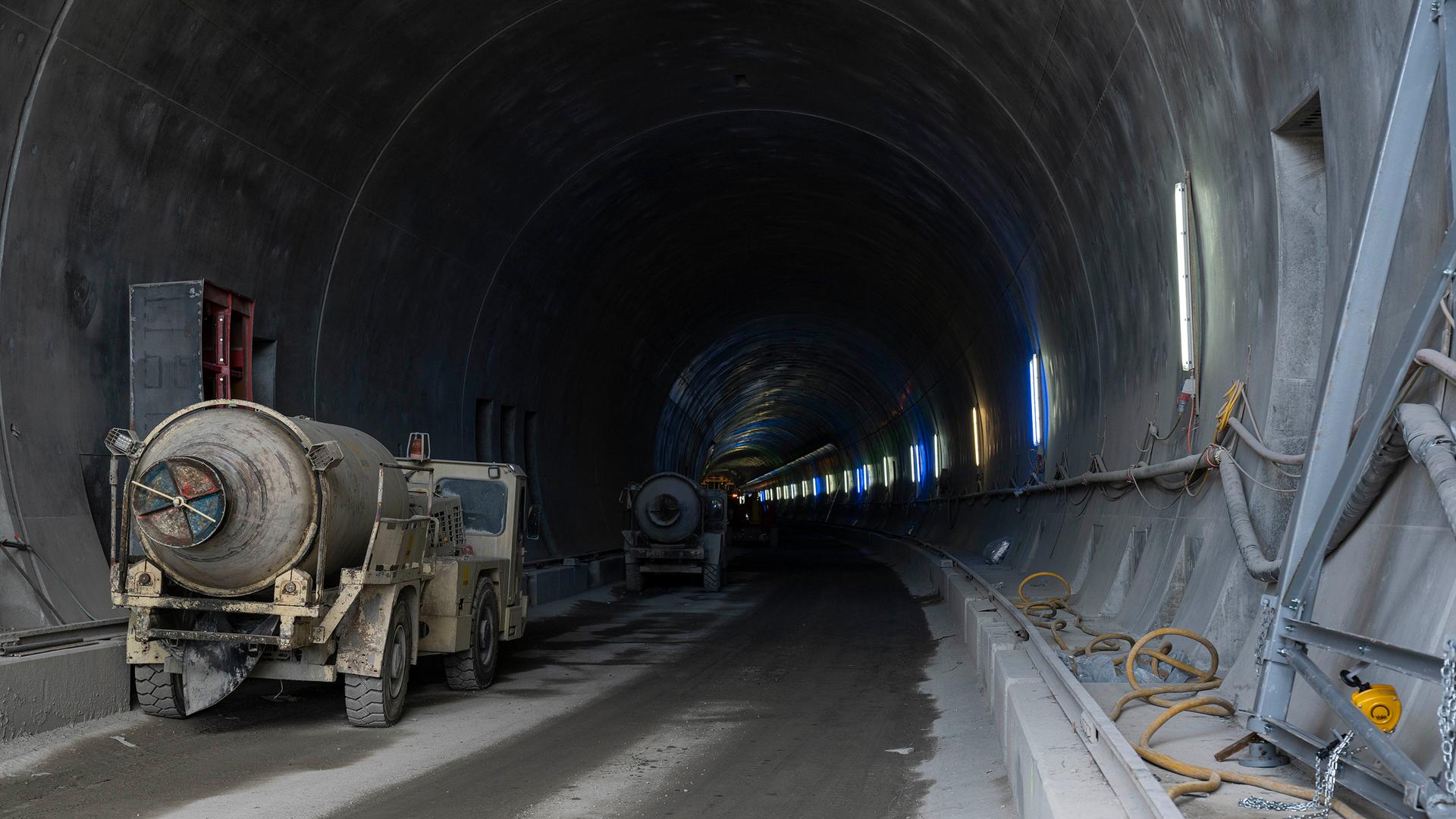 Baustelle Arlinger Tunnel