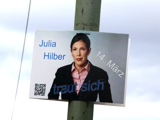 Zum Mut verpflichtet: Julia Hilber wollte als Einzelkandidatin und als Frau im Landtags-Wahlkampf ein Zeichen setzen. Nun entsteht Verwirrung um ihre Kandidatur.