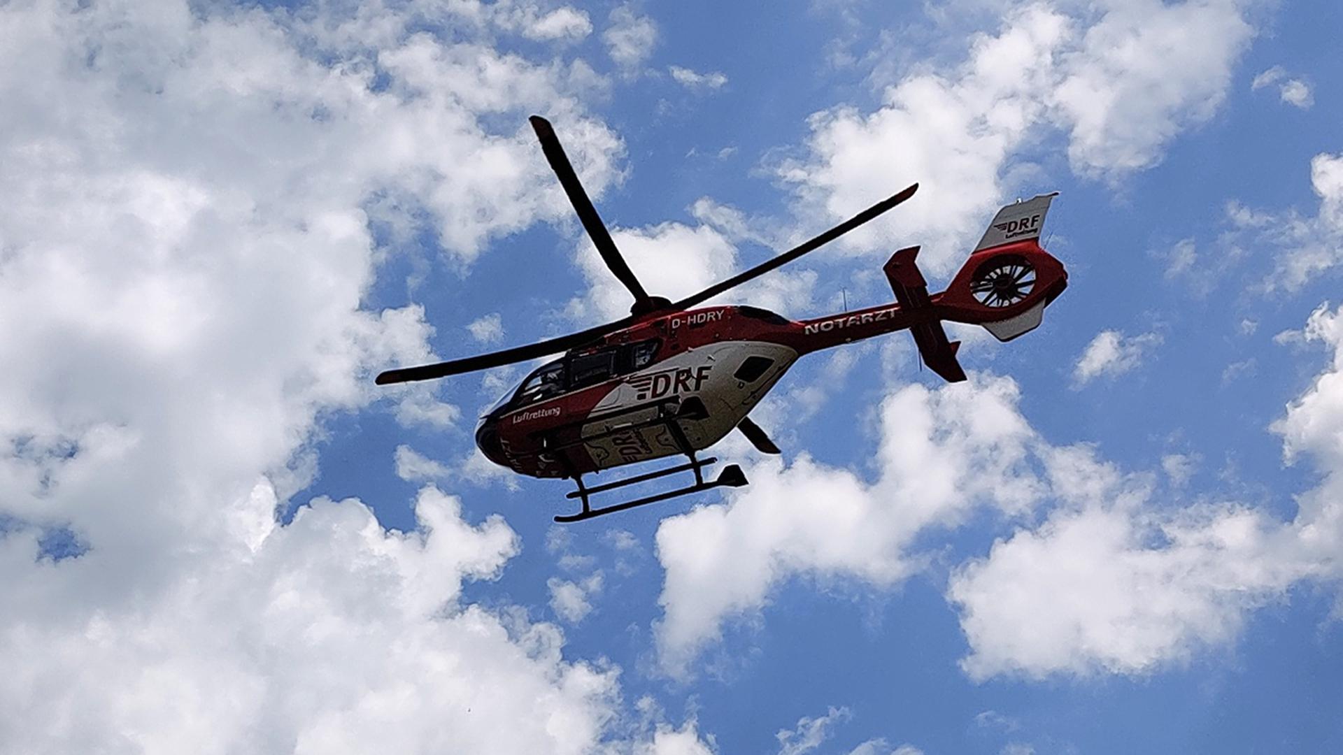 Symbolbild DRK Forbach Schwarzwald Luftrettung Hubschrauber
