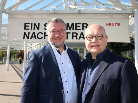 Andreas Frane (links), Schauspielchef in Pforzheim ab September 2022, Markus Hertel, neuer Intendant