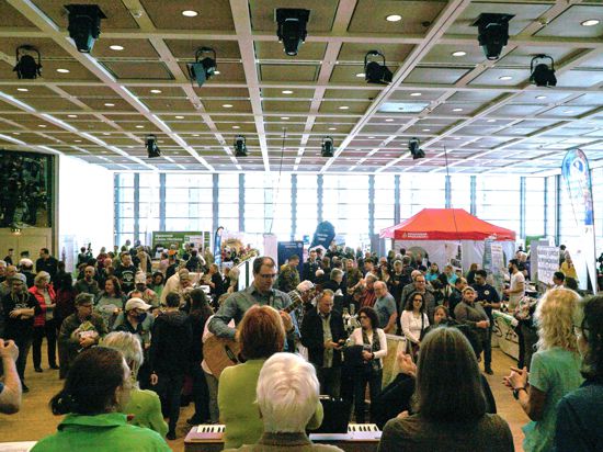 Musik und andere kleine Vorführungen erlebten die Besucher der ersten Pforzheimer Vereinsmesse im vergangenen Frühjahr im CCP. Im März steigt die zweite Auflage.
