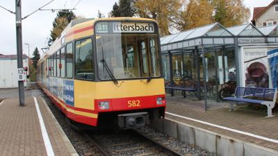 Stadtbahn in Ittersbach