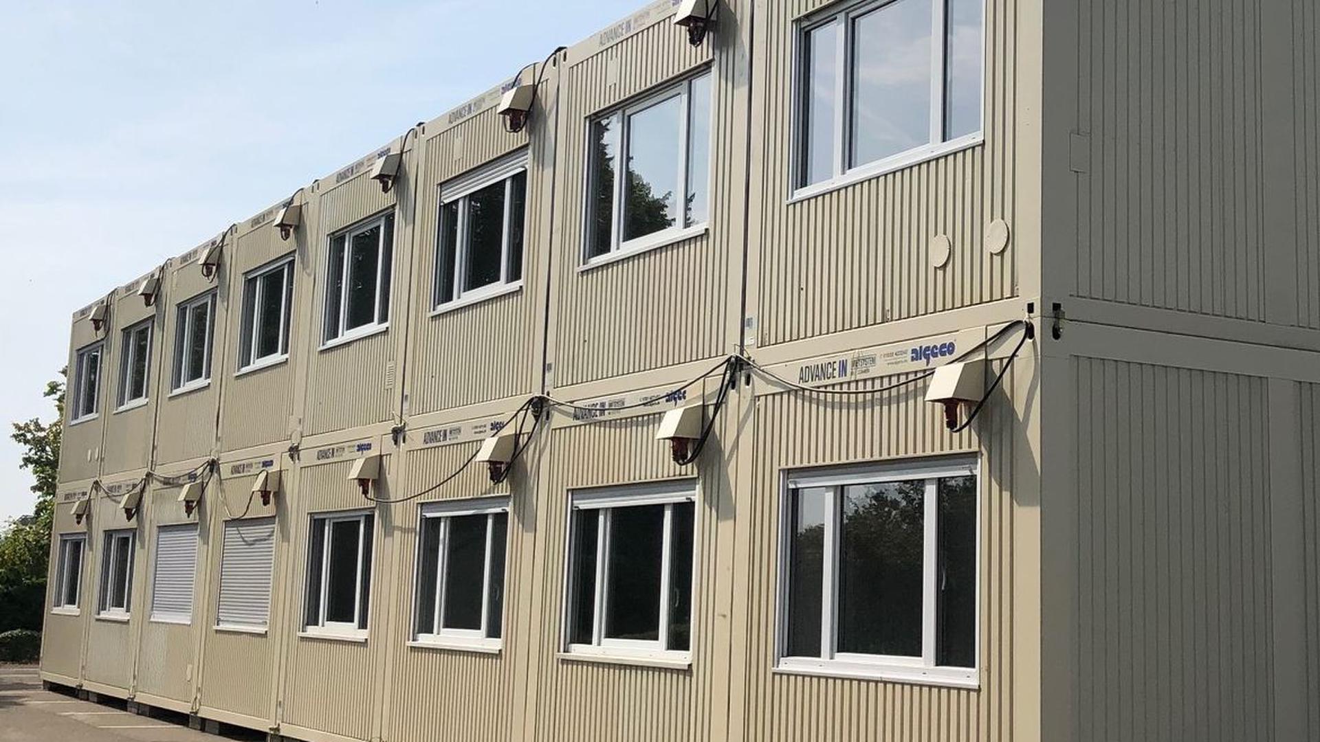 Container-Lösung: so soll die geplante zweigeschossige Wohnanlage in Maulbronn aussehen. 