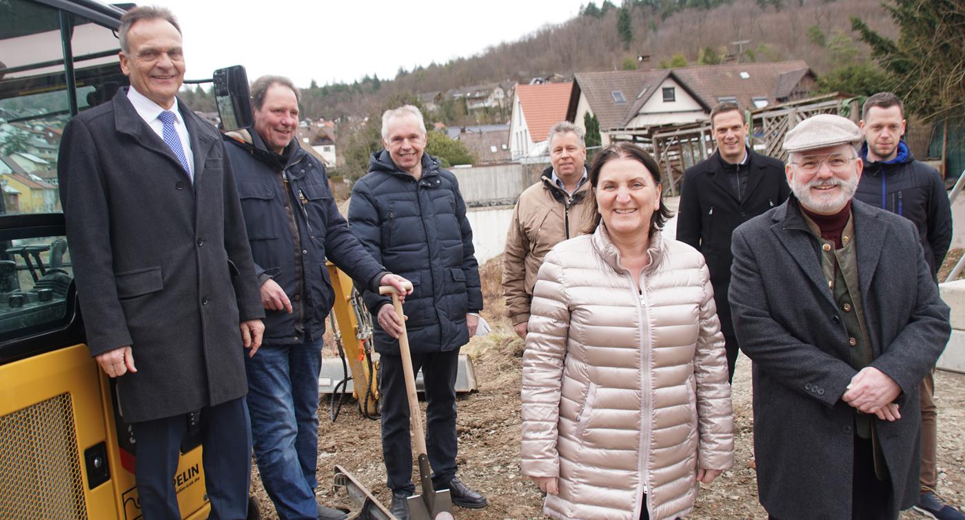 Baubeginn für ein neues Pflegeheim in Kampfelbach-Bilfingen