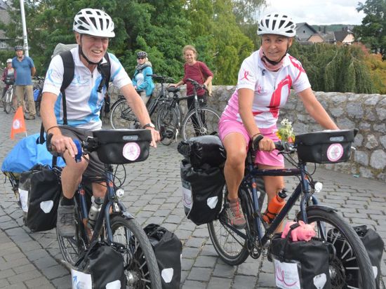 Zurück im Sattel: Im Mai fahren Reinhard und Doris Kappes aus Kleinvillars nach Südfrankreich auf und wollen bei der Reise mit dem Rad neue Eindrücke sammeln.  