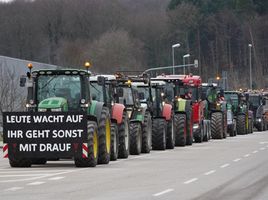Anfang Januar haben Landwirte aus der Region an der Autobahnauffahrt bei der Wilferdinger Höhe einige Fahrspuren blockiert. Mit den Gründen für die Proteste befasst sich am 27. Februar ein Vortragsabend.