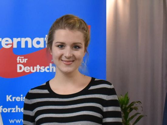 Die Pforzheimer AfD-Kandidatin Diana Zimmer.