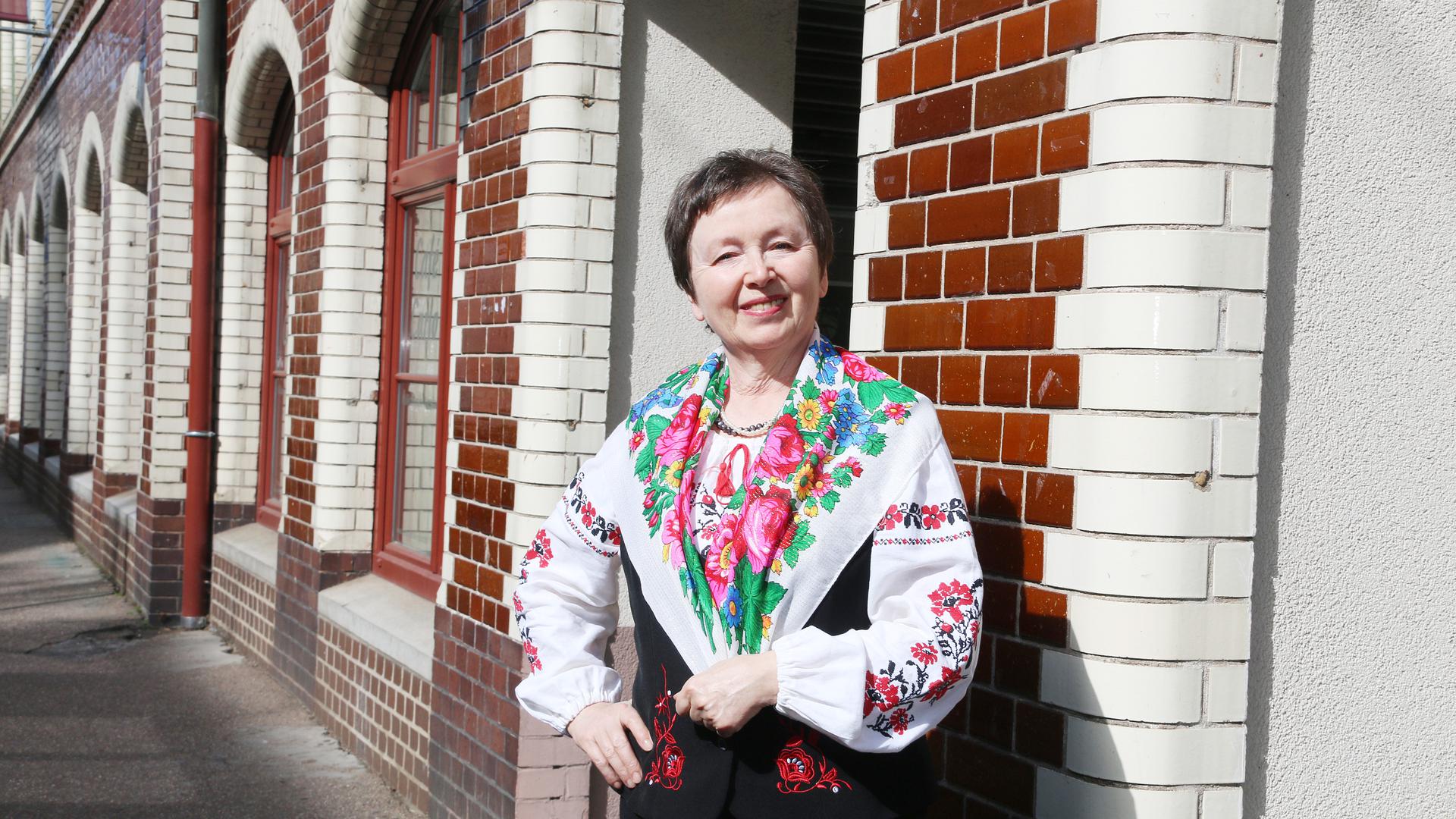 Freut sich auf ukrainische Ostern: Oxana Gluchowski organisiert mit der deutsch-ukrainischen Gesellschaft eine Feier am 23. April im Café Carlo. Die russisch-orthodoxe Kirche besucht sie seit der Krim-Annexion nicht mehr.