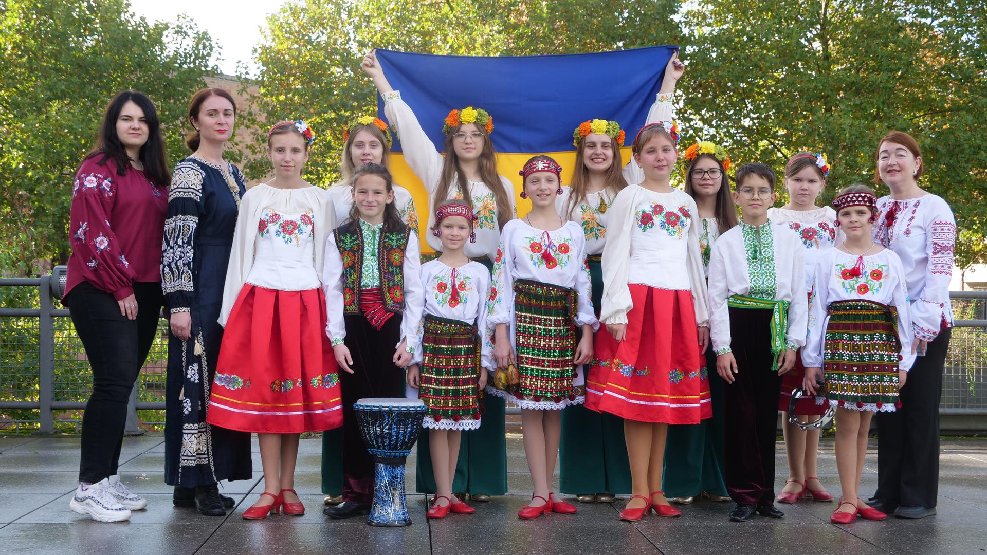 Eine Woche lang ist das ukrainische Vokalensemble „Spivanochka“ zu Gast in Pforzheim. Diverse Auftritte stehen dabei auf dem Programm. 