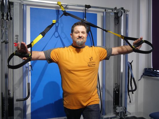 Von Pforzheim nach Berlin: Marco Pichler arbeitet normalerweise als Physiotherapeut in seiner Praxis; Mitte Juni wird er eine Woche lang als Volunteer bei den Special Olympics World Games in Berlin mithelfen.